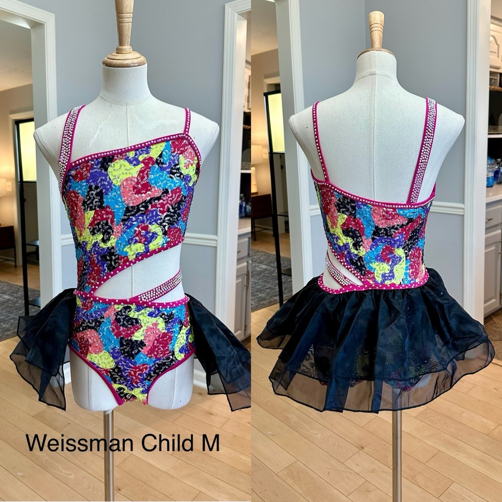 Multi color jazz costume CM